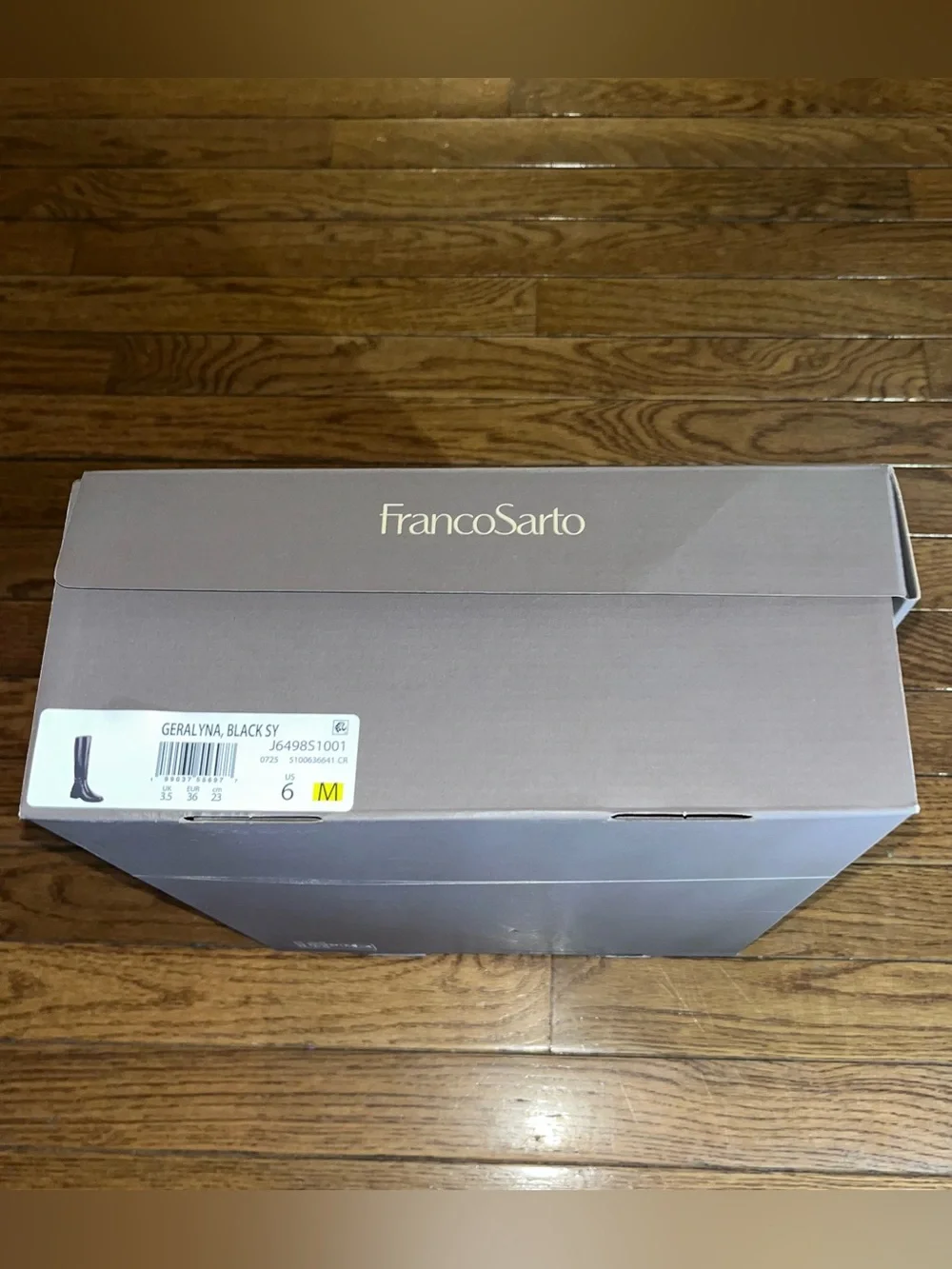 Franco Sarto Geralyna Boot Knee High Black Women’s Size 6 Regular Calf